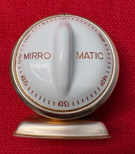 Vintage Mirro Matic Pink Colored Kitchen Time...