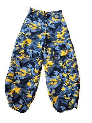 Vintage 90s Y2K Macgear Digital Camo Baggy Skater Rave Parachute