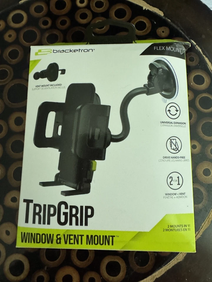 Soporte Soporte Soporte Parabrisas Coche, Bracketron TripGrip Montaje Ventana Foto 3 de 4