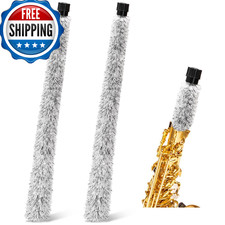 Zeayea 2 Pcs Alto Sax Pad Saver Brush Cleaner Alto Saxophone Cleaning Brush