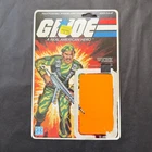 1982 HASBRO GI JOE STALKER v1 STRAIGHT ARM FIGURE FULL UNCUT 9 BACK FILE CARD