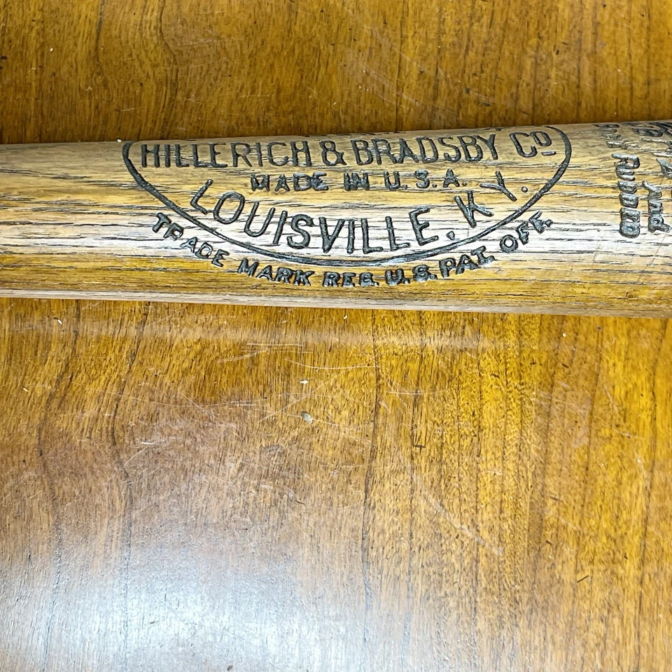 复古 20 世纪 20 年代棒球棒 Babe Ruth Special 40-BRS Louisville Slugger Powerized — 第 4/4 张图片