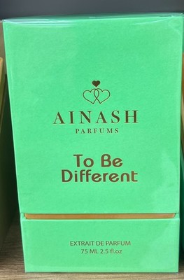 To Be Different by Ainash Parfums 2.5 oz-75 ml  Extrait de Parfum New & Sealed.