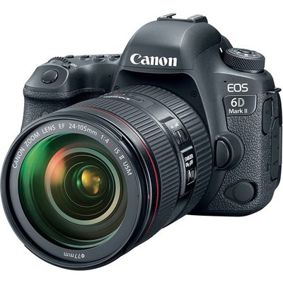 Canon EOS 6D Mark II DSLR Camera with EF 24-105mm USM Lens - WiFi Enabled