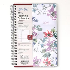 2026 Weekly and Monthly Planner Calendar, January 2026 - December 2026, 5" x ...