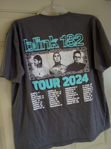 Blink 182 One More Time 2024 Official Tour Merch XXL Gray Y2K Pop Punk - Picture 2 of 6