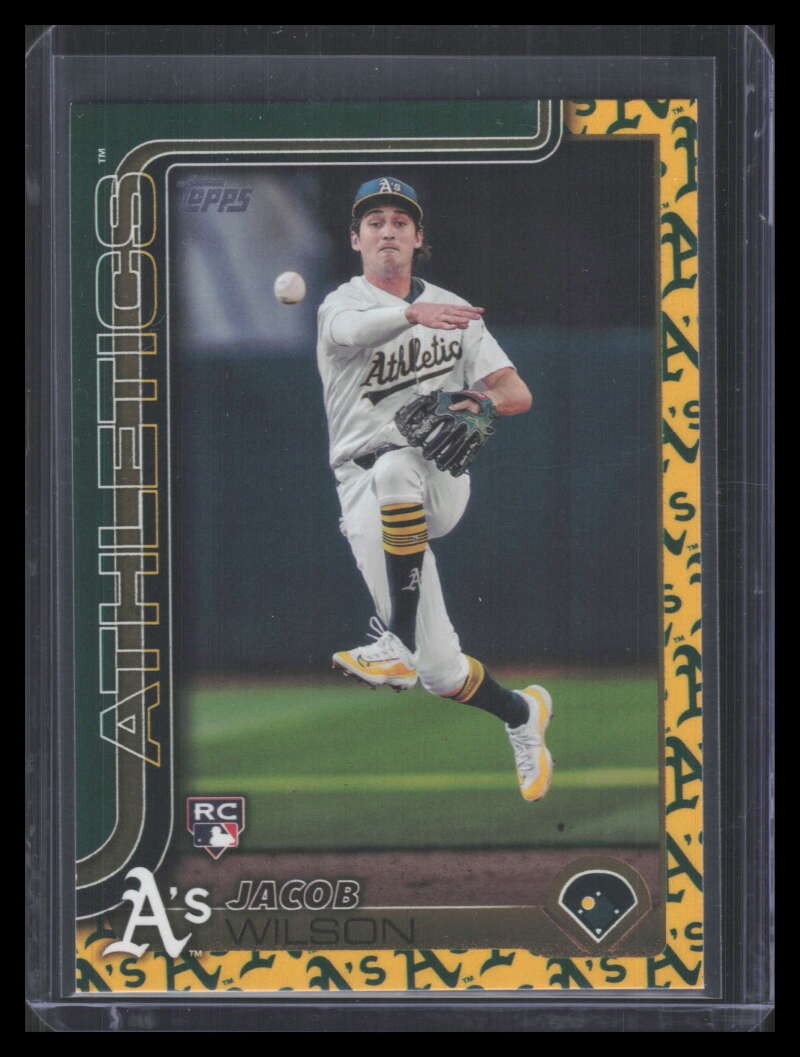 2025 Topps Team Color Border 314 Jacob Wilson Rookie