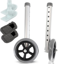 Walker Wheels Ski Glides Accessories Covers for Seniors 6 PCS Replacement...