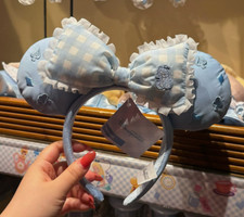 Authentic HongKong Disney 2026 Alice in Wonderland Minnie Mouse Ears Headband