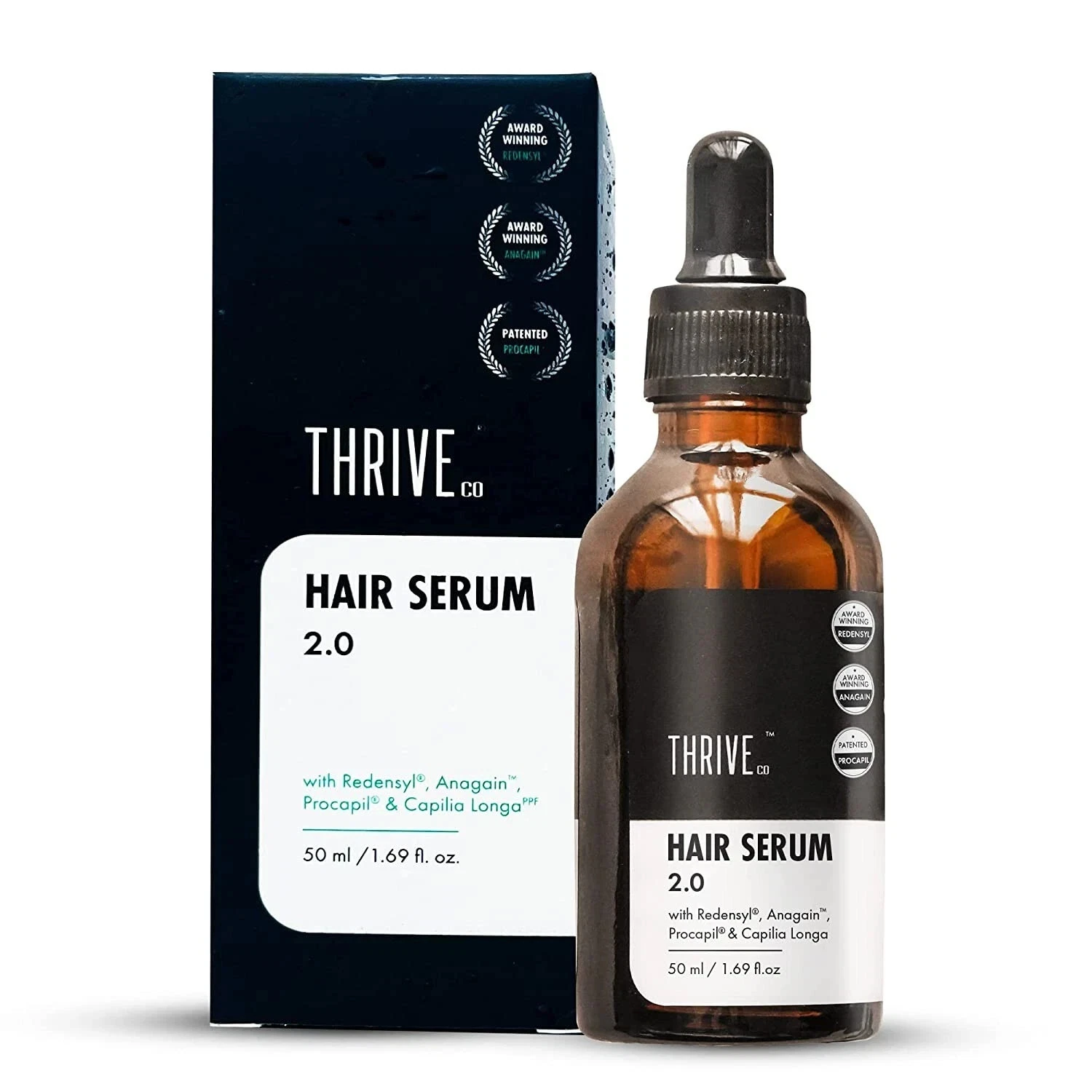 ThriveCo Hair Growth Serum | with Redensyl, Anagain, Procapil & Capilia 50 ML