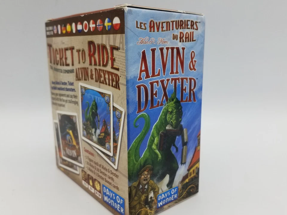 Ticket to Ride Alvin & Dexter Monster Expansion Days of Wonder Complete in Box - Image 3 of 4