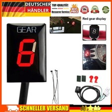Motorrad Ganganzeige Rot LED Anzeige f&uuml;r Yamaha Fz6 Fz1 YZF~R6/R1 Mt01 Xj6 Xjr!