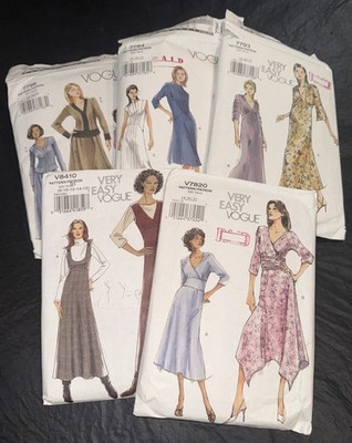 VTG Lot 5 Cut Vogue Patterns-Sz:18,20,22 7793/7794/7796/V7820/V8410-Misses