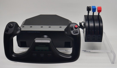 Logitech G Saitek Pro Flight Yoke System & Throttle With Mounting Clamps USB PC