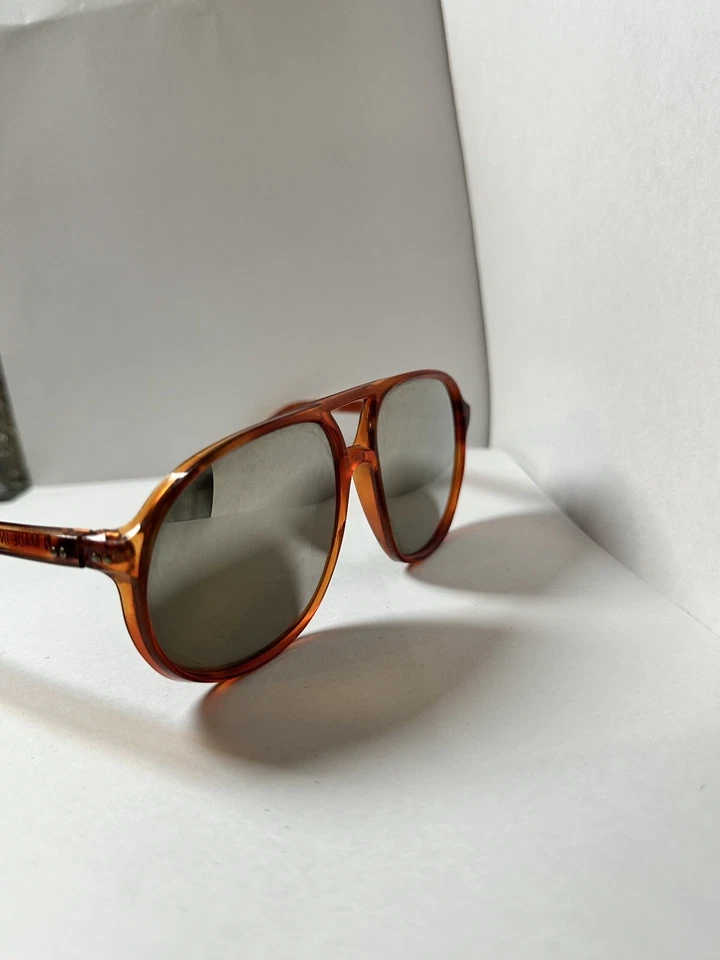 Gafas de sol vintage de gran tamaño hechas en Mauricio marrón espejo en perfecto estado Foto 3 de 4