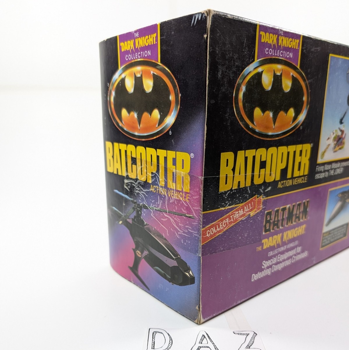 1990 Batcopter Helicopter Vehicle Vintage Animated Batman Kenner