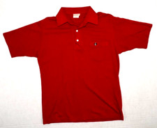 Penguin Shirt VTG Red Grand Slam Munsingwear Size M 70s Penguin Color Made USA