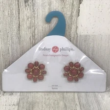 Lindsay Philips KAREN Interchangeable Shoe Snaps Decorative Gem Charm Jewel