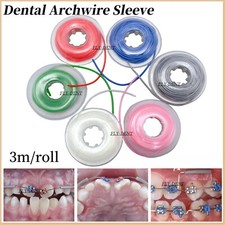 Dental Archwire Sleeve Orthodontic Arch Wire Protective Tube Soft Elastic Bumper