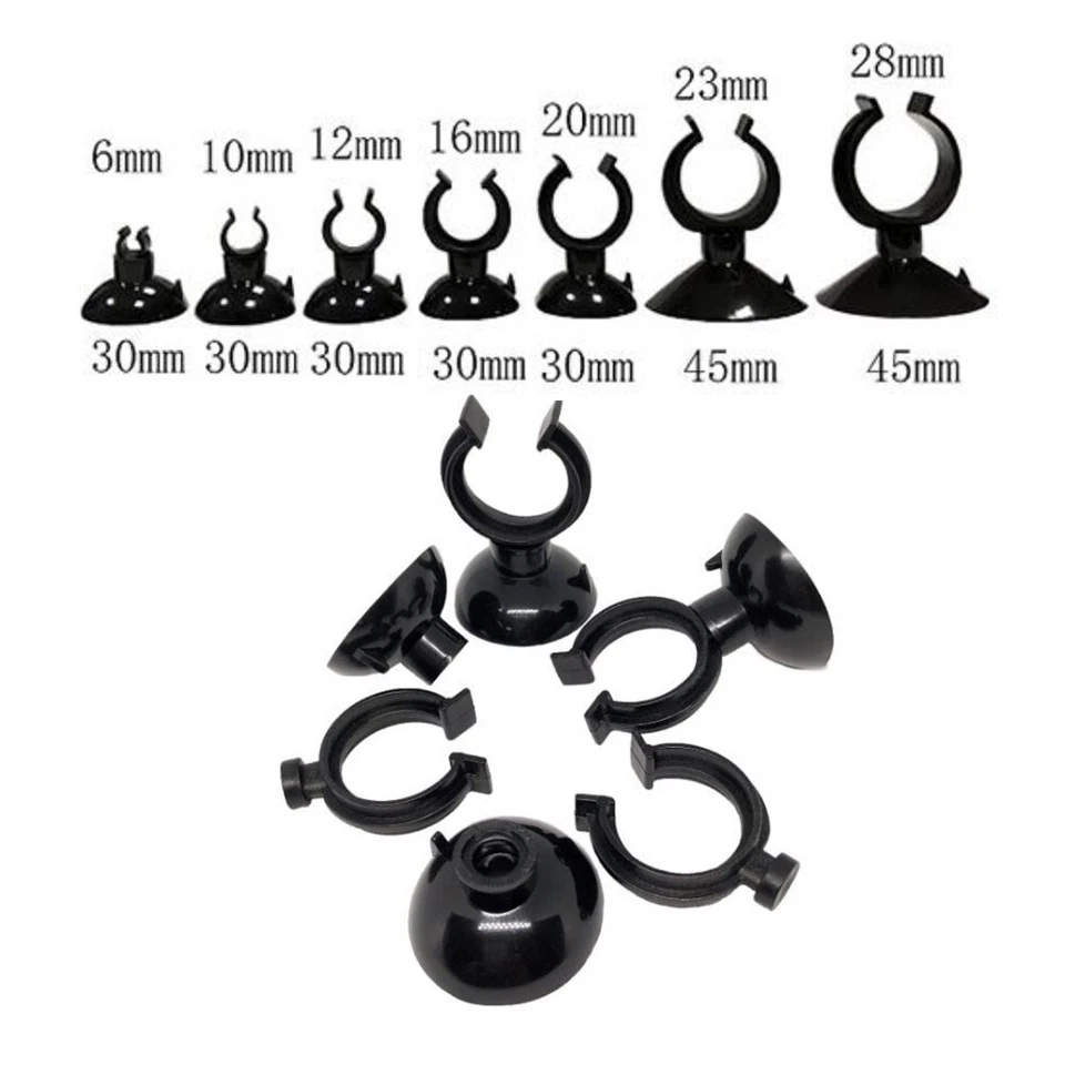 Fish Tank Sucker Suction Cup Holder Bracket Aquarium Filter Hose Pipe 10 Pack