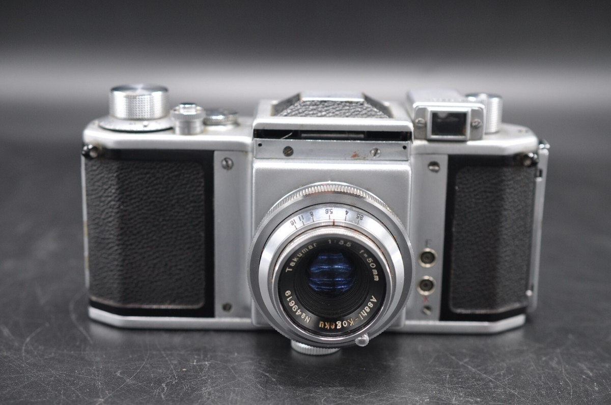 フィルムカメラ Asahiflex 1A Takumar50mmf3.5 Pentax Asahiflex IA Takumar 50mm f/3.5 Lens. Clean/Working. | eBay