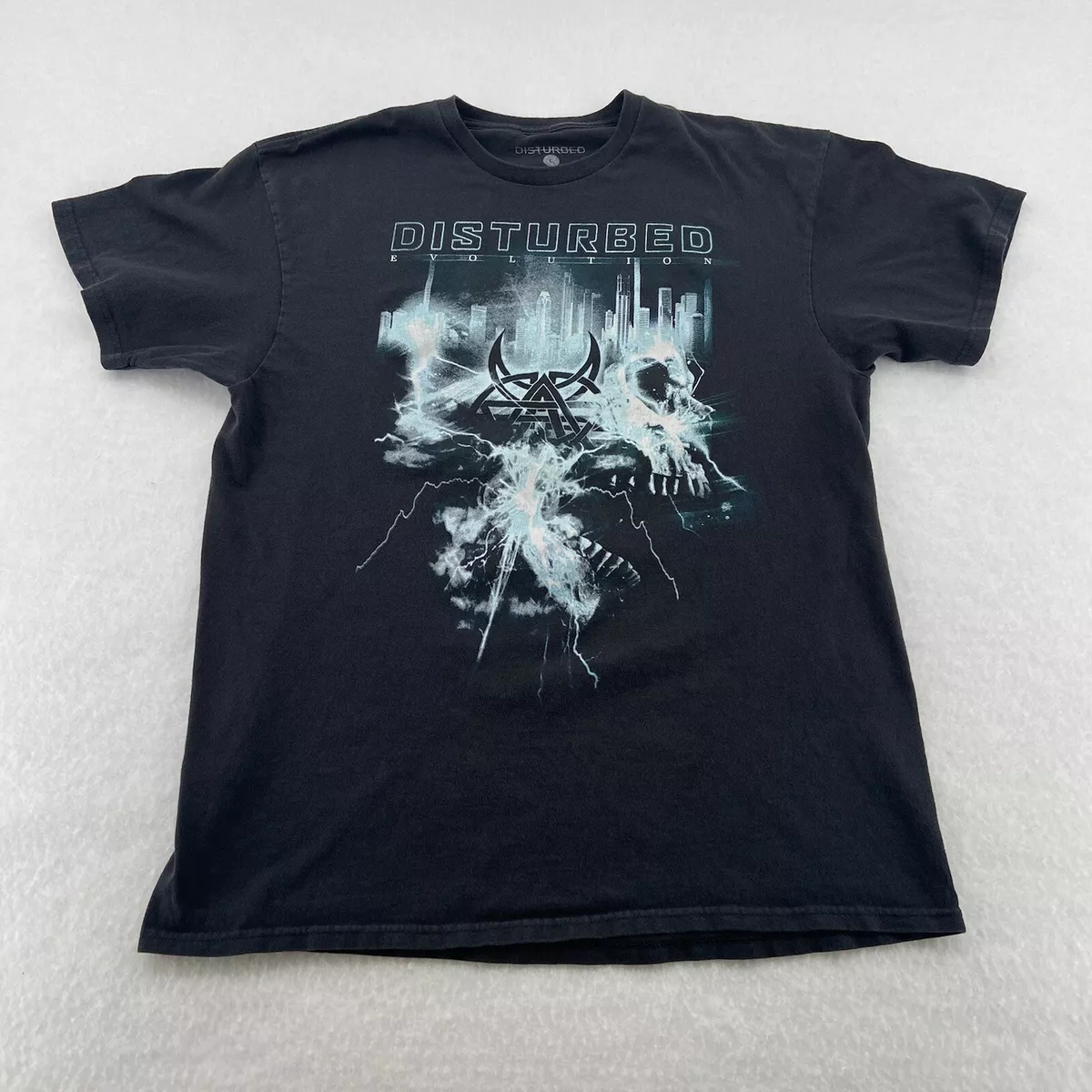 Disturbed evolution cheap tour shirt