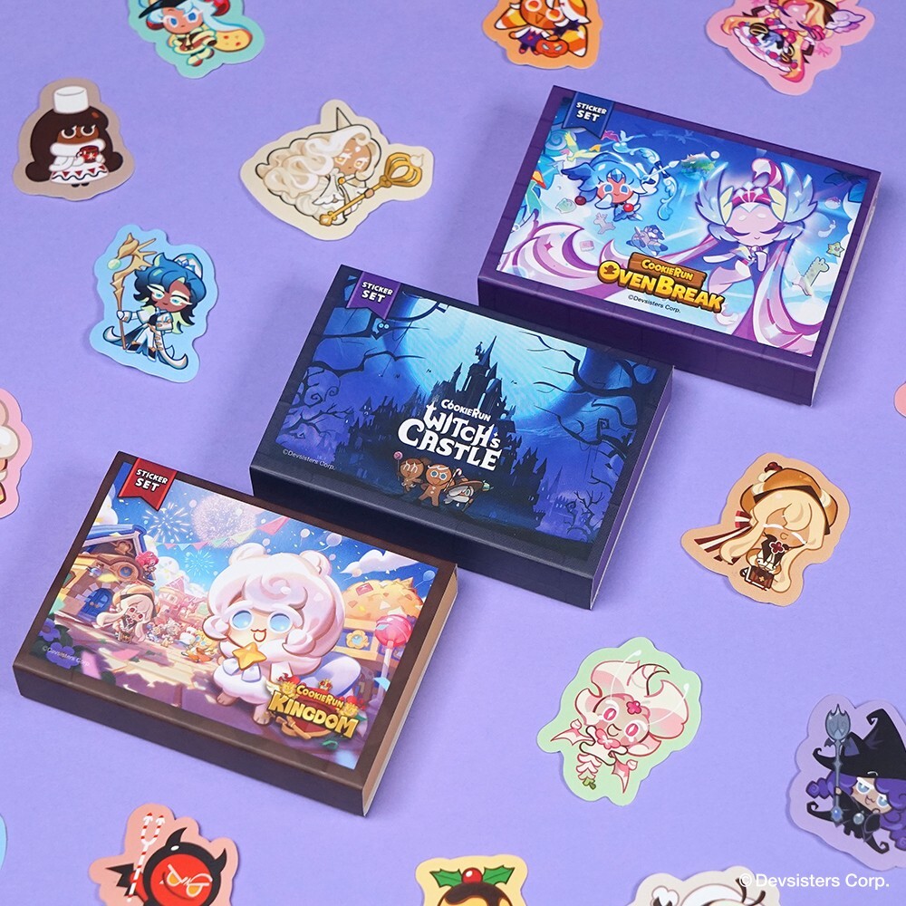 Cookie Run Mini Sticker Set Vol.2 OvenBreak Kingdom Witch's Castle