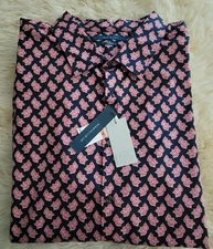 New With Tags Perry Ellis Men's Dark Sapphire Shirt Size 3XL NWT