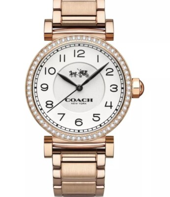 #ad #ad Brand New Coach Madison Women’s White Dial Rose Gold Bracelet Watch 14502398 $109.00