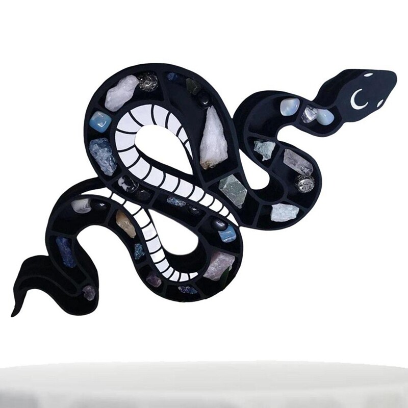 Key Rack In Snake Shape Snake Shape Crystal Storage Rack Ornament Stones Mineral Rocks Home2785 ...