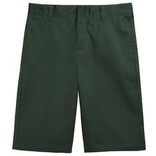 Boys Hunter Green Short H9200 Flat Front French Toast School Uniform 4 to 20