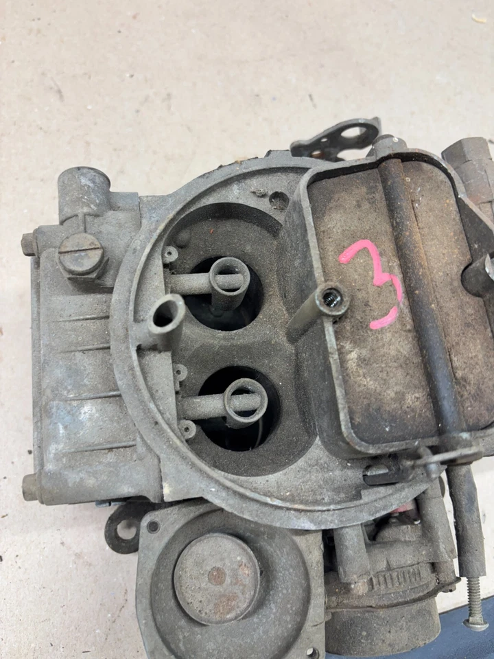 CARBURADOR 4 BBL BAREL HOLLEY 1850-3 2579 C10 Camaro Nova Chevelle Impala CORE Foto 3 de 4