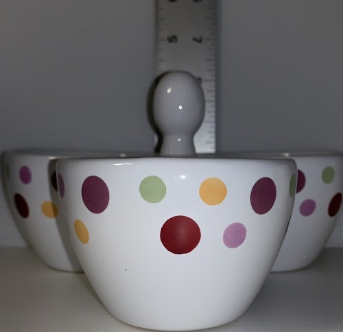 Candy Nuts Dish Thanksgiving Autumn Dots Fall Colors Holiday Table - Picture 8 of 14