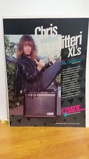 CHRIS IMPELLITTERI CRATE GUITAR AMPS AD PRINT  11 X 8.5