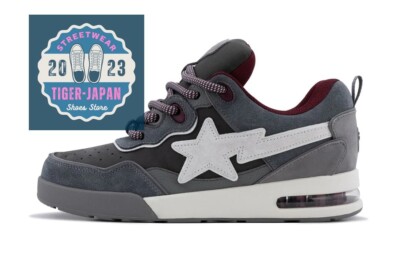 A BATHING APE BAPE FLIP STA #2 1L30 191 324 GRAY Men Shoes