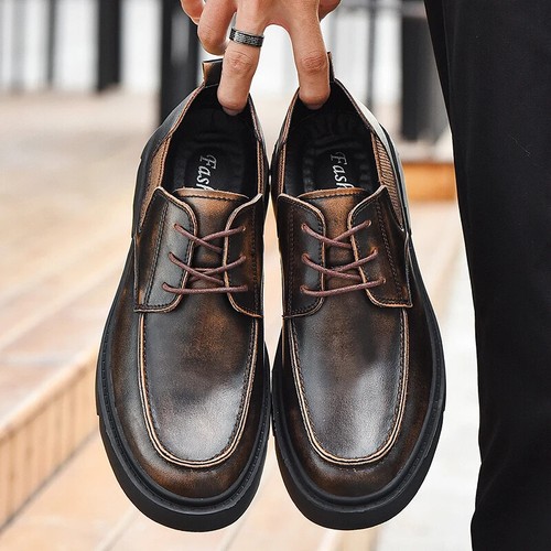 Breathable Men Dress Shoes Waterproof Light Oxford Shoes Non Slip Soft Loafers - Picture 5 of 25