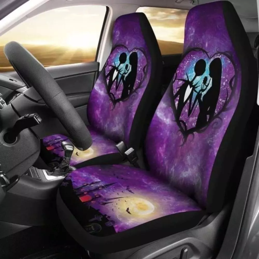 Jack and sally on sale car seat covers