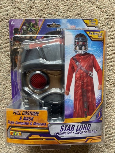 Guardians of the galaxy - Peter Quill - STARLORD - Kids costume size 8-10 w Mask