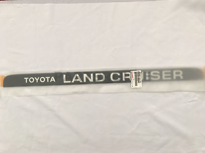 Toyota Land Cruiser OEM Genuine Tailgate Hatch Door Emblem FJ80