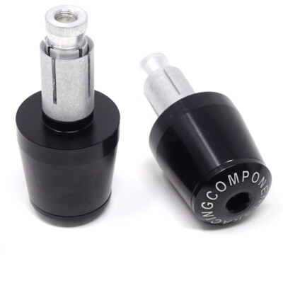 Contrappesi Universali Per Manubrio Moto E Scooter - Diametro 18-22mm, In Alluminio Cromato - Facili Da Installare - Foto 3