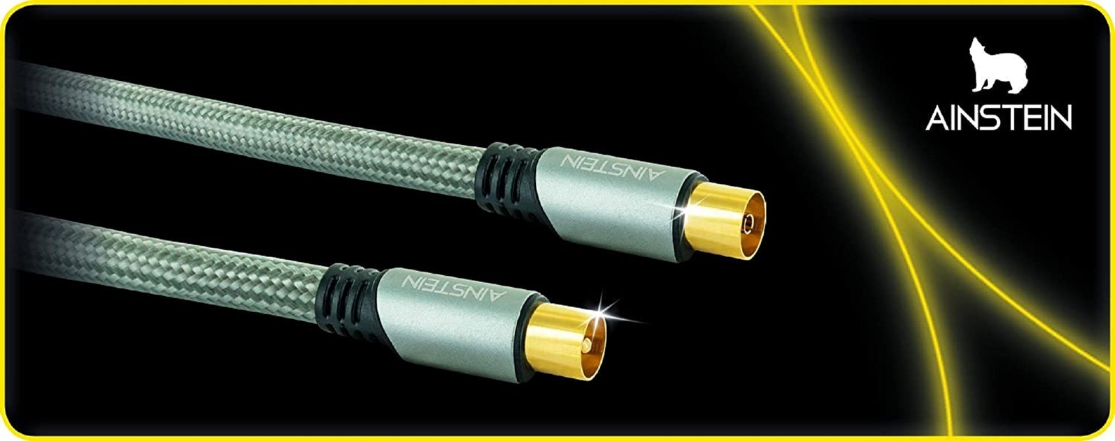 Thumbnail - Schwaiger Hdtv 4m Antennenkabel 4-fach Schirmung 110db Iec Stecker Zu