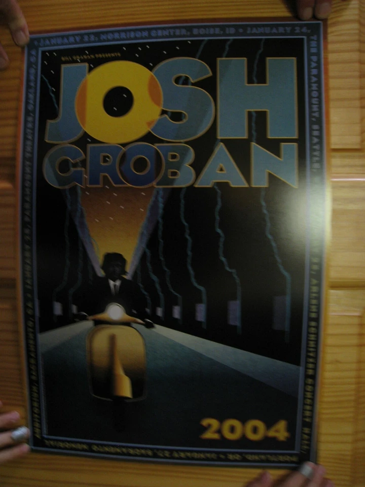 Josh Groban Affiche 2004 Tour Sacramento - Image 2 of 2