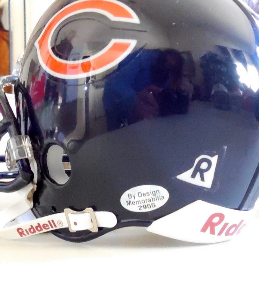 Jordan Howard - Chicago Bears - Mini casco autografiado con certificado de autenticidad BDS #2955 Foto 3 de 3