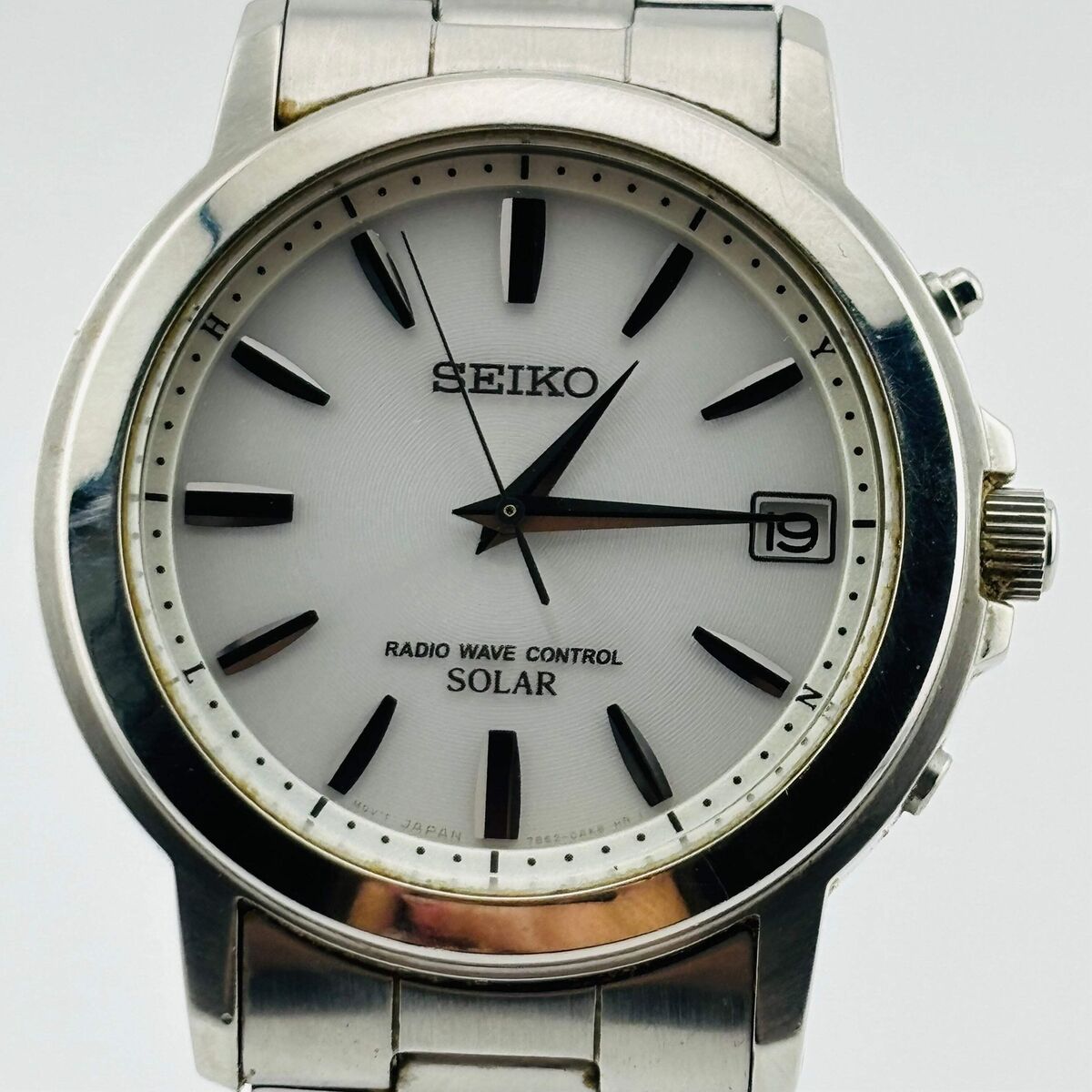 SEIKO 7B52-0AF0 Solar Radio Wave Control calendar Men's SEIKO 7B52-0AF0 Solar Radio Wave Control calendar Men's