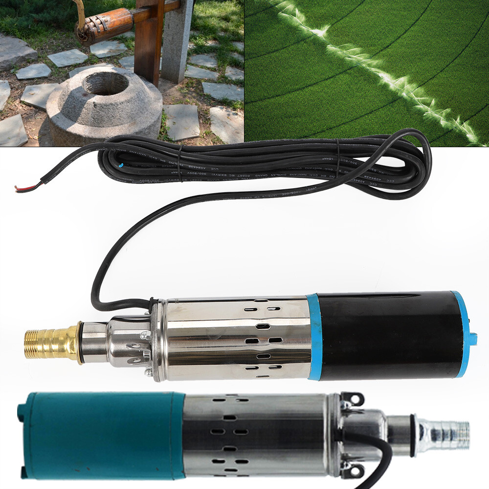 200W 24V Stainless Steel Deep Well Water Pump Submersible For Outdoors 30m 