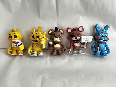Pack Of 5 Five Nights At Freddys Figures 5” FNAF Mexican Figures