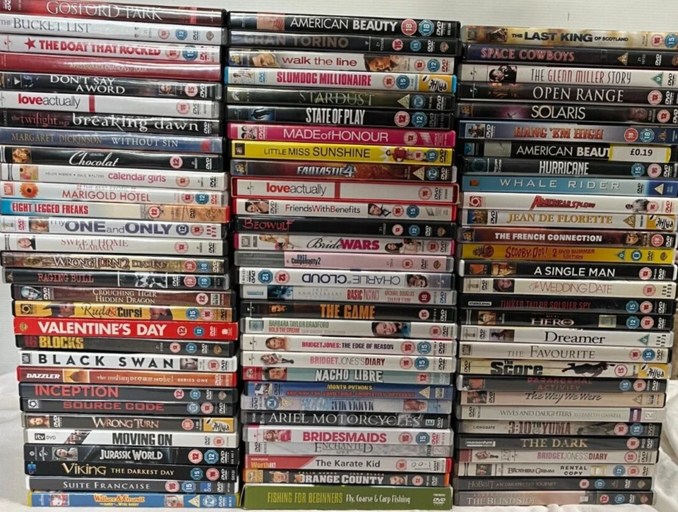 JobLot 70x DVDs Movies Wholesale Bundle Films Mixed Car Boot Market Charity Sale - Image 2 of 4