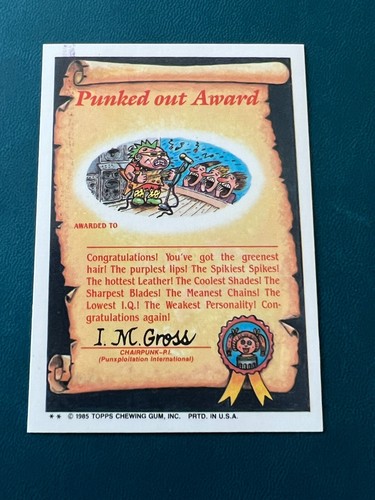 Garbage Pail Kids Series 2 1985 completa tu conjunto GPK 2a U Elige OS2 brillante *PC* - Imagen 32 de 194