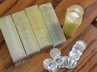 5 Rolls of 50 Roosevelt Dimes each 90% Silver (1946-1964)