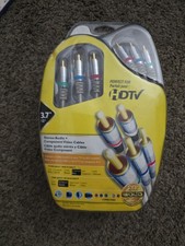Philips 12' foot Component Video Cable  Stereo Audio. NEW Damaged Package